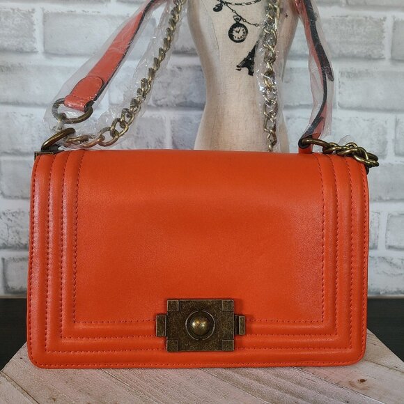 Donna Bella Designs Crossbody Bag Orange NWT - Picture 2 of 12